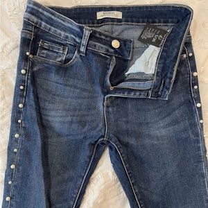 Revolve Redial Jeans | Low-rise | Size EU36/US 0-2 | Pearls